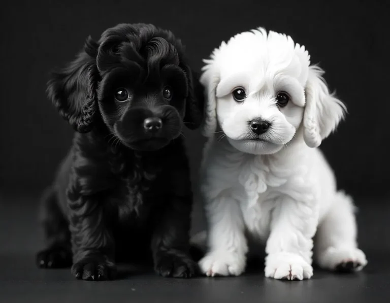 baby-poodle-black-and-white